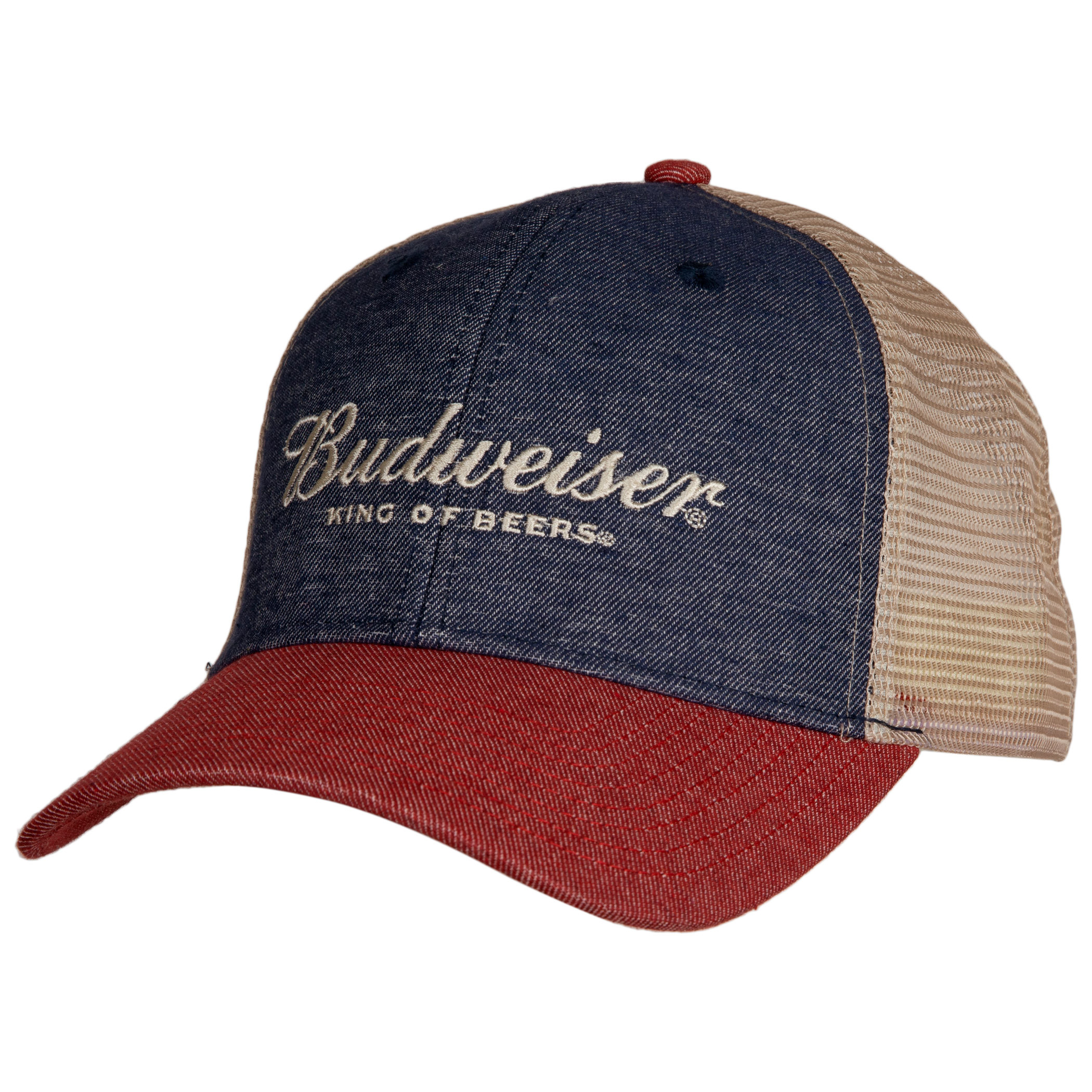 Budweiser Classic Logo and Colors Adjustable Snapback